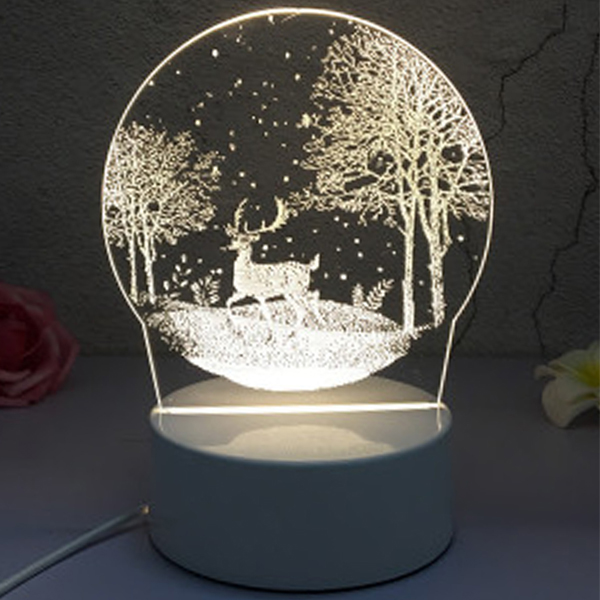 Custom 3D Night Light Eye Protection usb Bedside Lamp ,Birthday Gift ...
